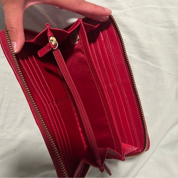 Red Coach Wallet - Picture 3 of 3